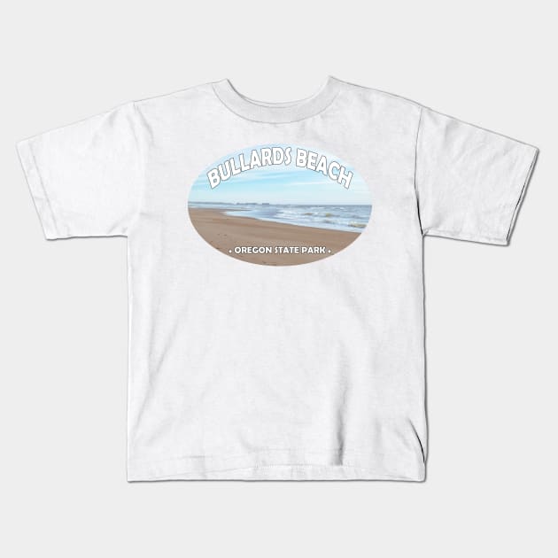Bullards Beach State Park Bandon Oregon Kids T-Shirt by stermitkermit